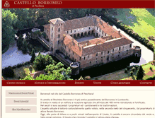Tablet Screenshot of castelloborromeo.it